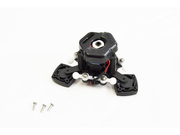 Orient the cover onto the top of the hot end assembly. There is only 1 orientation that will work.