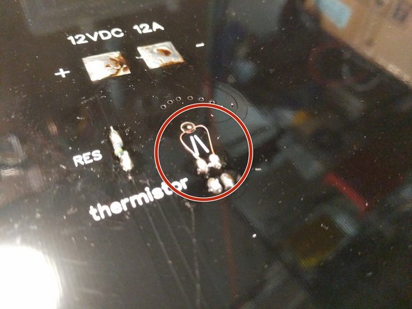 You can cut the excess leads after you have soldered it to the bed.