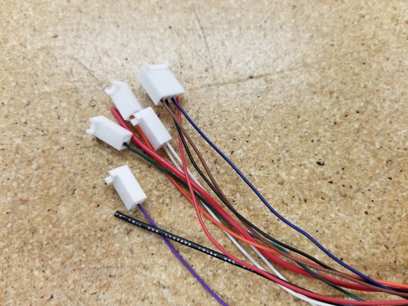 Repeat for the remaining KK connectors, carefully following the wiring diagram from earlier.