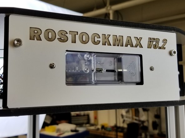 Install the Duet  cover panel as shown using the 1/2&quot; #4 sheet metal screws