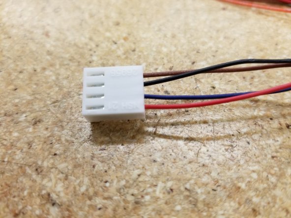 Again, if inserted properly, you should hear and feel a satisfying click as the tab seats. Give the wire a gently tug to make sure it's seated properly.