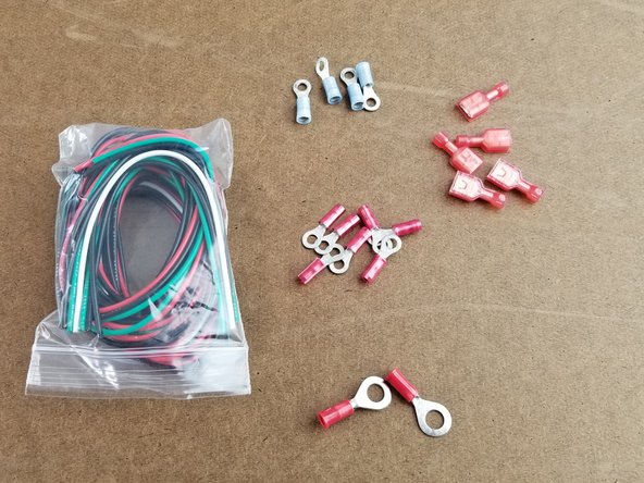 This section will be prepping some of the wiring for the machine.