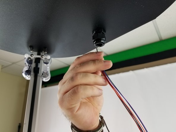 Locate the wire whip from the final assembly pack.