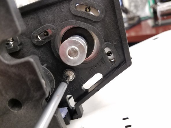 When installing the new Stepper Motors, tighten down the machine screw closest to the endstop switch all the way. Leave the other 3 machine screws slightly loose so the stepper motor can still rock back and forth in the injection molded motor mount.