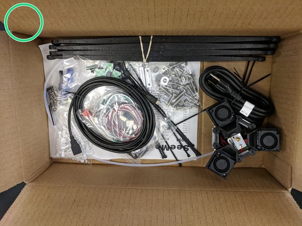 The smaller box in the base assembly pack is the accessory / assembly contents.