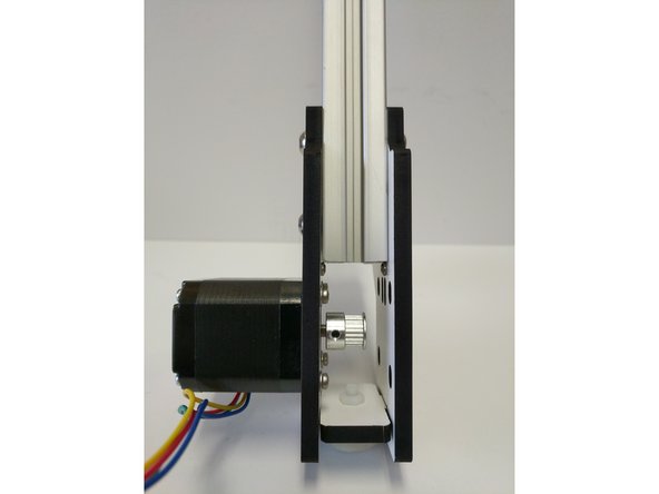 Spread the bottom of the plates for the base tower mount enough to insert the foot mounts. Ensure the foot is in the correct orientation (Shown in image)