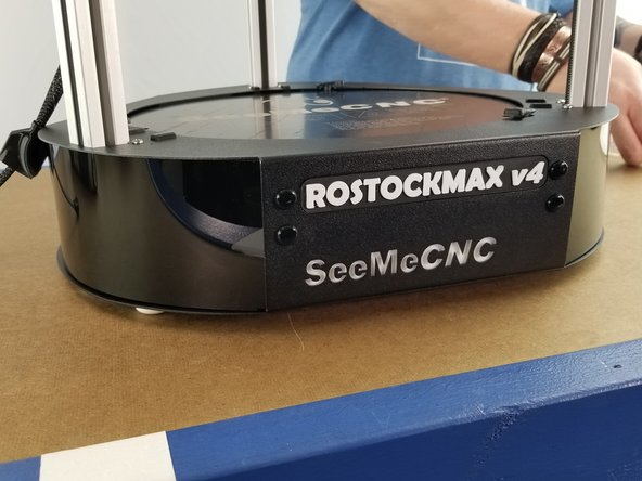 You should now have acrylic covering all 3 corners on the bottom of the machine