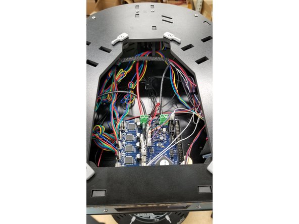 Open the top hatch on your printer.