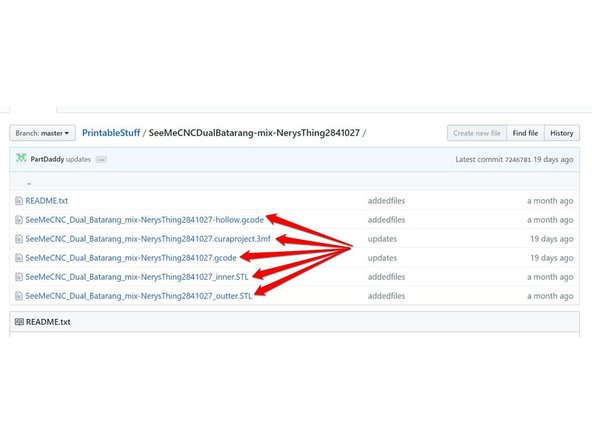 Download the dual extrusion project file from our github HERE