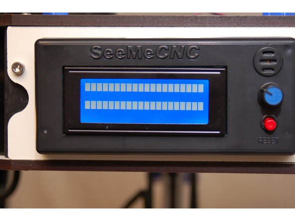 Plug in the power cord for the SeeMeCNC 3D Printer and turn the power on.