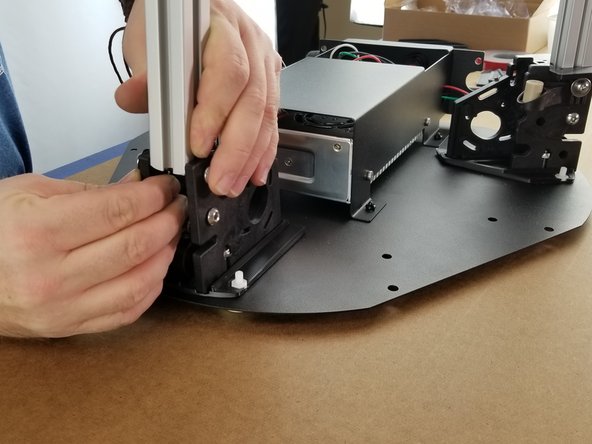 In this step you will get another extrusion piece for the X tower.