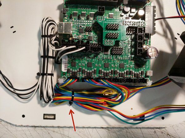 Plug the stepper motor wires in the correct locations on the RAMBo board. Ensure that you get the correct X Y Z locations.
