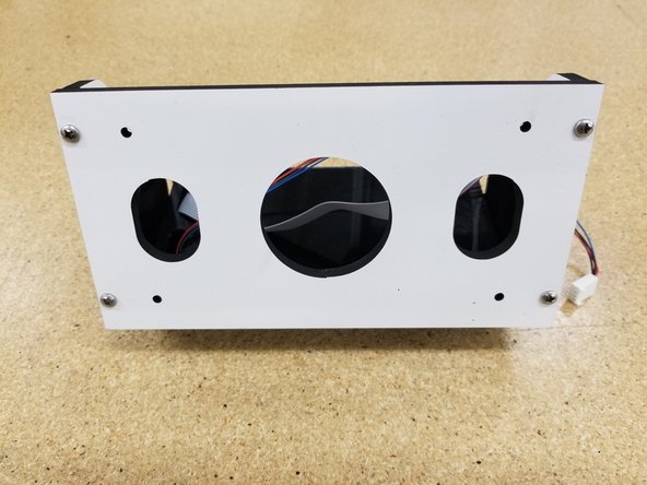 You can now insert the second set of 6-32 1" machine screws and tighten all four down.