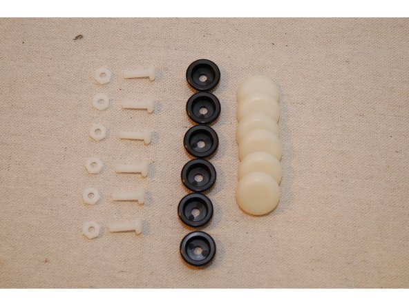 Make sure you don't over-tighten the nylon fasteners.  They can be easily damaged if you really crank down on them.