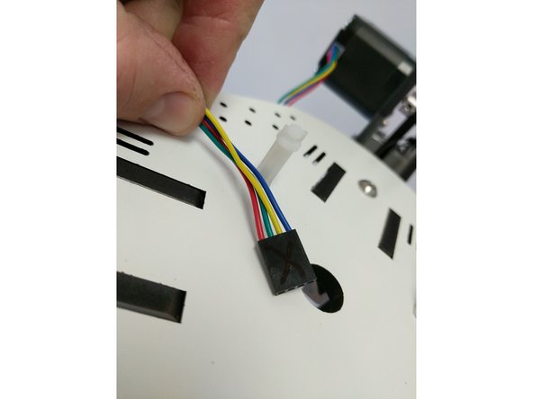 Label each of the stepper motor wires X Y Z with a permanent marker.