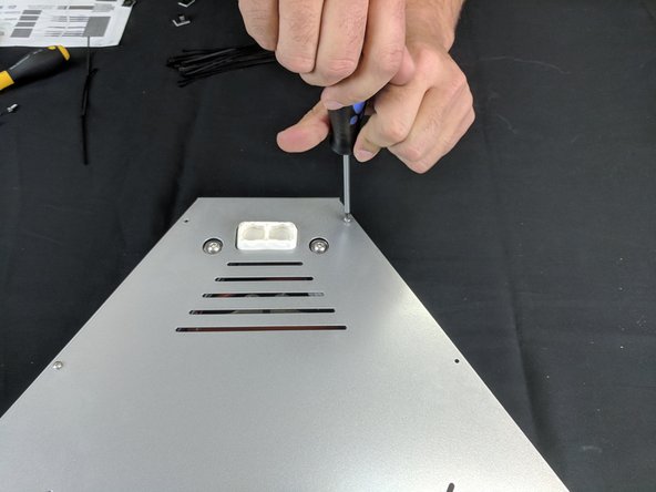 Put something down on your work station such as cardboard, a towel, etc to protect the assembly.