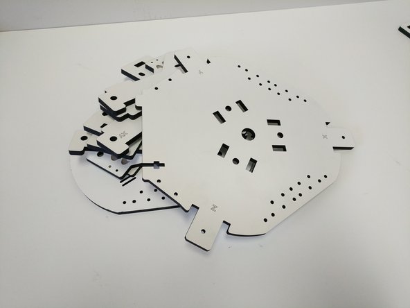 After you have removed the masking from your laser cut pieces you will be ready to start the build!