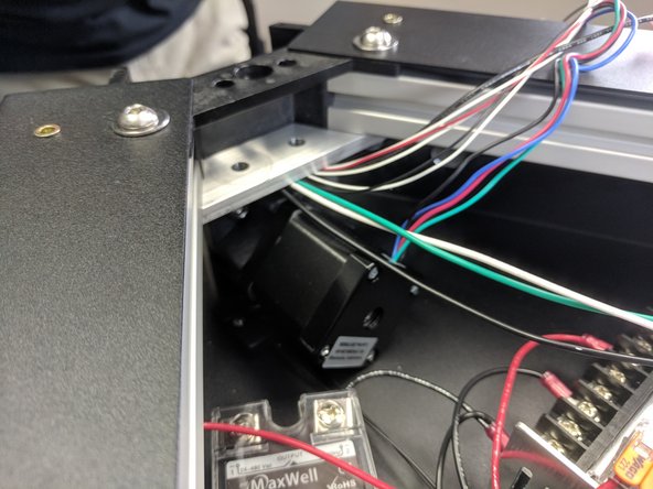 Begin by measuring the length of the wires that exit the Z tower. You will want to have 1 foot of wire exiting the tower at the bottom. Make the adjustment of the wires now.