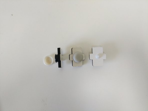 Assemble each as shown. The nylon screw should go up through the black plastic leg, through the laser cut foot mount and finally secured with the nylon nut. After the screw/nut are tightened, press the foot onto the leg.