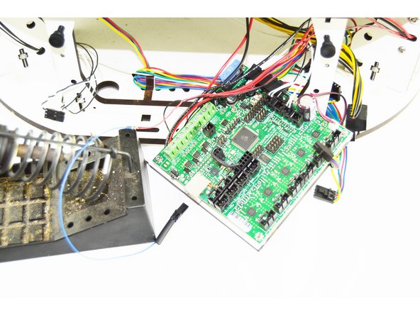 Slide the 15mm long heat-shrink tubing over the blue wire.