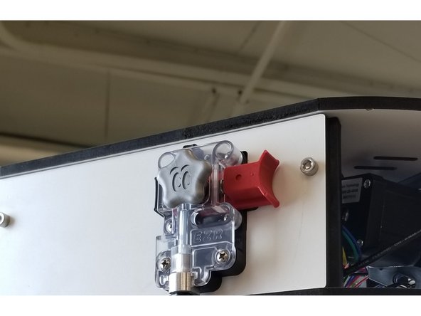 Install the EZR plate using the  SHCS 10/32 cap screws on the side panel between the X and Z towers.