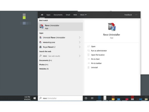 Run the Revo Uninstaller program and select the previous version of Cura to be uninstalled. Repeat if multiple Cura versions exist.