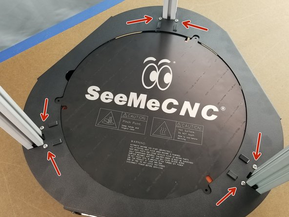 Attach all 6 screws using a standard P2 Phillips screwdriver.