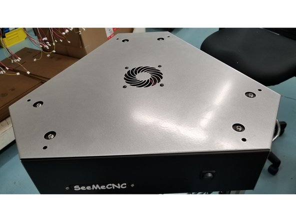 Turn the machine on, and touch the dots to calibrate the screen.