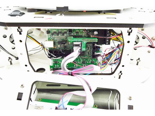 Connect the ribbon cables from the LCD to the RAMBo board.