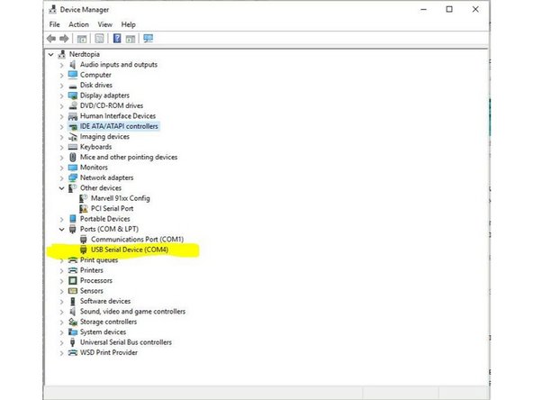 Next, connect the Rambo controller to your computer using the supplied USB cable.  If you've got a Mac or Linux computer, there's no driver to install and you can move to the next step.