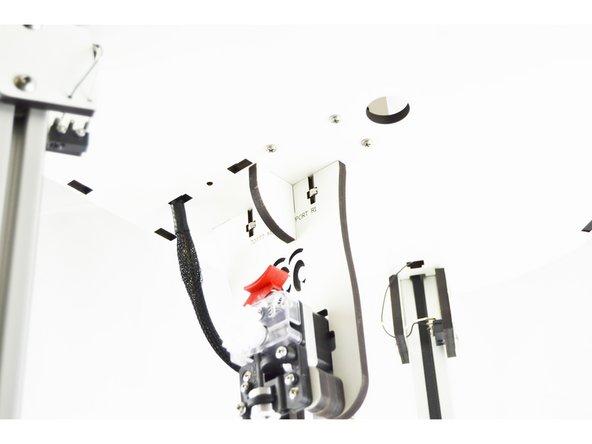 Choose the location that you want to route the new hotend whip.