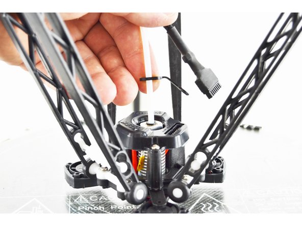 Slide one of the Lanyward PTC Clips onto the Bowden (PTFE) Tube.
