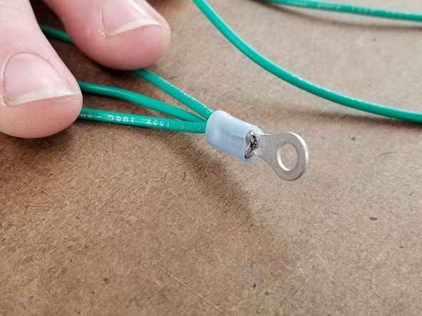 Your 3 wires should be attached securely to the blue crimp as shown in Pic 3.  Gently tug the connection to make sure it is secure and tight so it does not work free or create a loose connection.