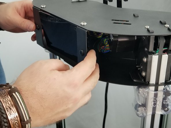 Remove the protective tape from the acrylic.