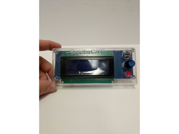 Insert the knob back onto the Rotary Encoder.