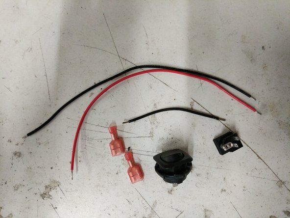 Locate the following parts from your electronics pack.