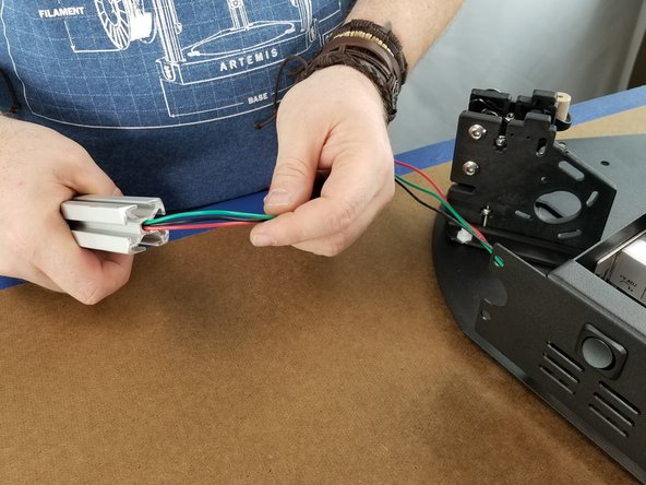 We will be installing the Y tower for the machine.