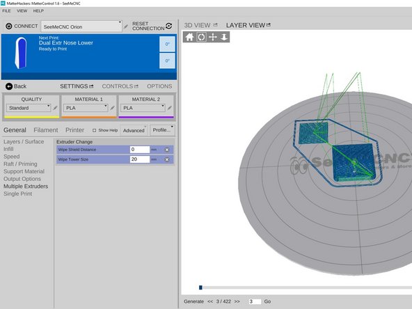 The hardware and the firmware are now set up and ready to go! Now its up to you to do some experimenting with your preferred slicing engine to print all things (in dual filaments)