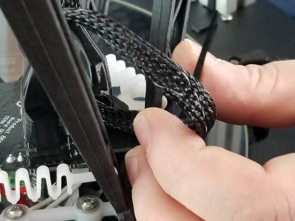 There will be a loop of wire between the long 10 pin connector and the 2 connectors on the other side.