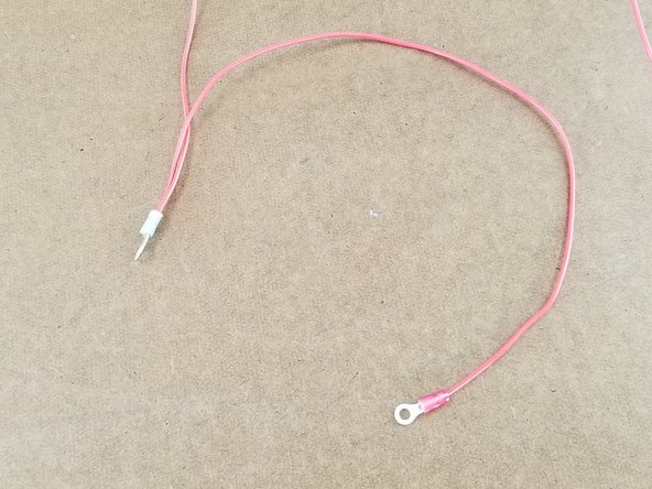 Strip the ends of the wires as previously done.