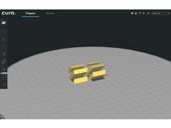 Dual extrusion models tend to come in 2 STL files, one for each extruder.