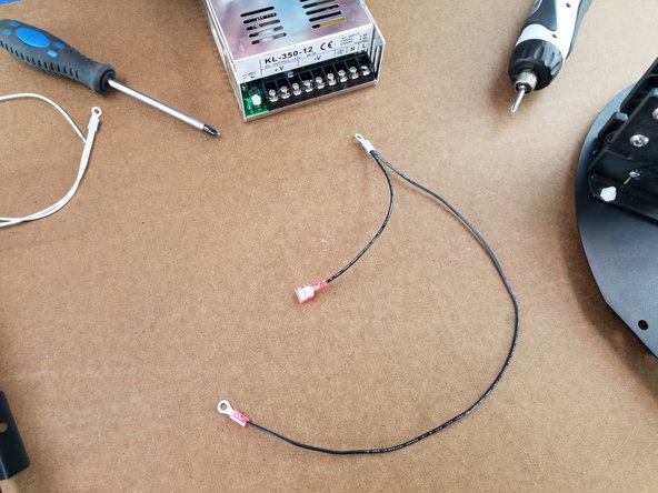 We will start with the black wire harness that has 2 wires made earlier.