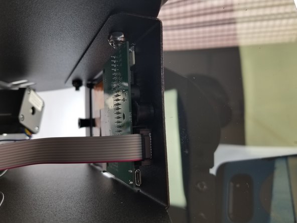 Make sure all the pins are lined up properly, and carefully push the control board into place.