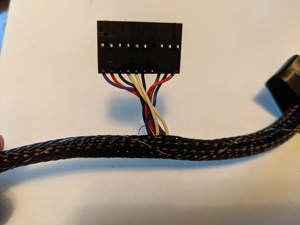 Repeat this for the other thermistor wire until the wires are clean as shown in Pic 2.