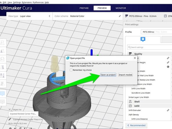 Next we'll take you through the process of installing a SeeMeCNC custom 3MF project file.  Our Quick Start 3MF project file will create the following: