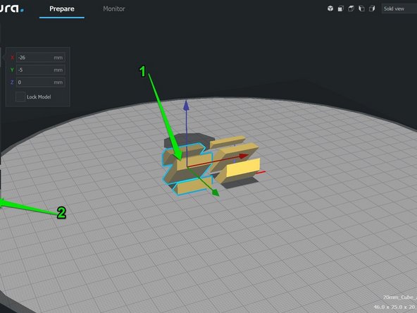 For this example, I will be loading a calibration cube. Thingiverse item 2071237 It consists of 2 files &quot;20mm_Cube_A.stl&quot; and &quot;20mm_Cube_B.stl&quot;  We will load both files.