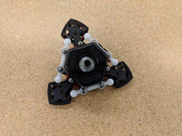 Fix into place using three #4, 3/8&quot; screws.