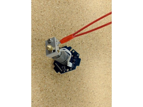 Insert the Thermistor connector into the JST connector on the bottom of the Probe PCB.