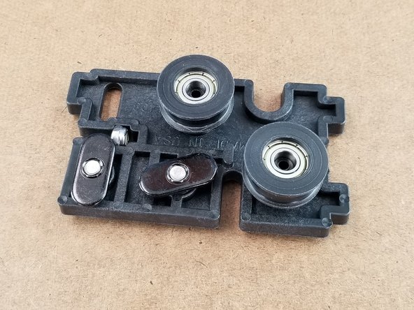 Like before, the idlers should just press on and are not secured using screws yet.