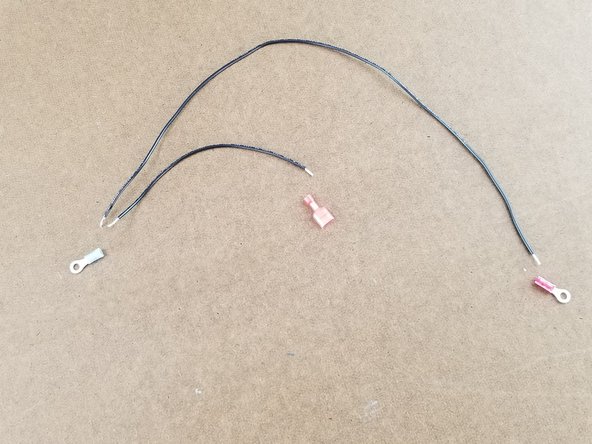 Strip all the wires as previously done with the other steps.